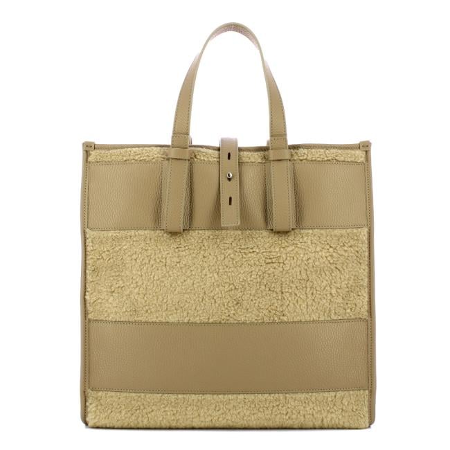 Iuntoo Shopper Grande Orsetto Essenziale Taupe Teddy Taupe - 3