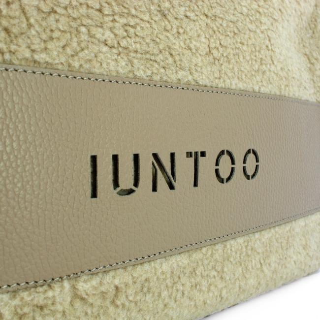 Iuntoo Shopper Grande Orsetto Essenziale Taupe Teddy Taupe - 5