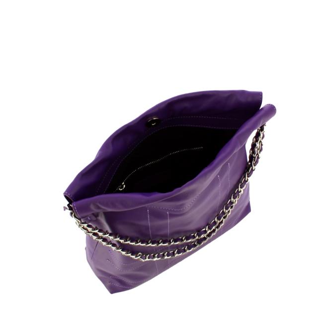 Iuntoo Borsa a spalla Piccola Accattivante Viola - 4