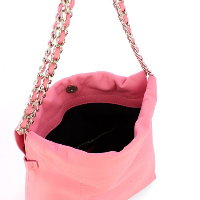 Iuntoo Borsa a spalla Piccola Magnetica Rosa - 4