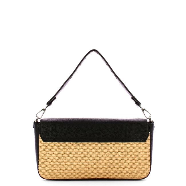 Iuntoo Sottospalla Grande Essenziale Raffia Naturale Nero - 3
