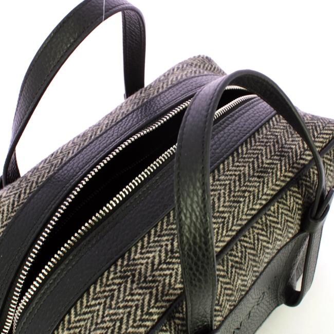 Iuntoo Bauletto Piccolo Spigato Nero - 5