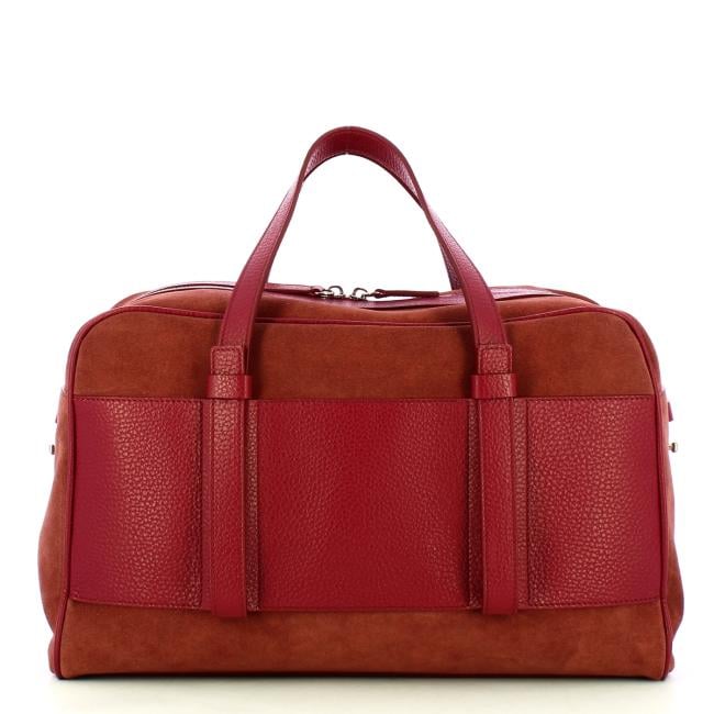 Iuntoo Bauletto Grande Camoscio Bordeaux - 3