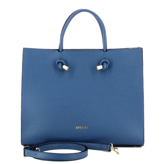 Iuntoo Borsa a mano Grande Nodo Armonia Bluette - 4