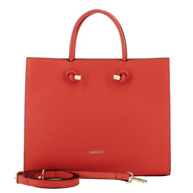 Iuntoo Borsa a mano Grande Nodo Armonia Arancio - 4