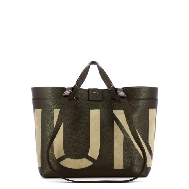 Iuntoo Shopping Sibilla Piccola Intarsio Cioccolato Taupe - 1
