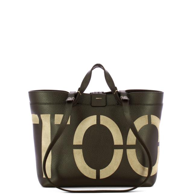 Iuntoo Shopping Sibilla Piccola Intarsio Cioccolato Taupe - 3