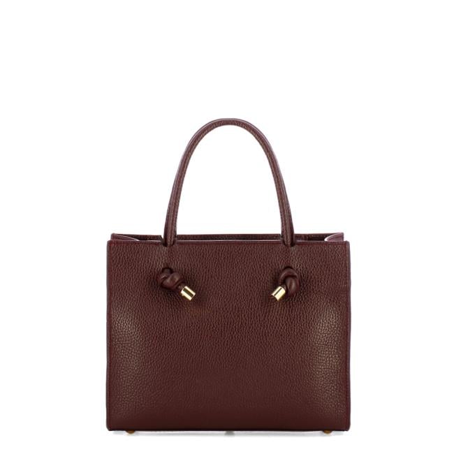 Iuntoo Borsa a mano Piccola Nodo Armonia Bordeaux - 3
