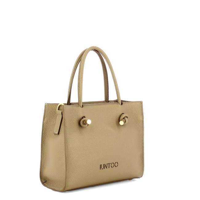 Iuntoo Borsa a mano Piccola Nodo Armonia Grigio Fossile - 2