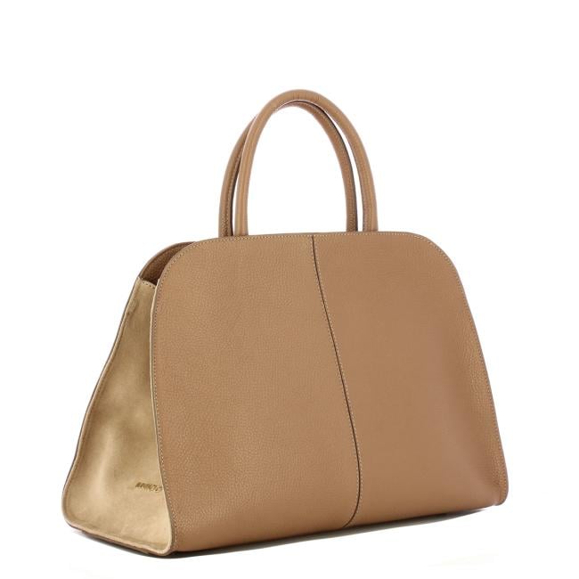 Iuntoo Borsa a mano Cluana grande Salted Caramel/Cipria - 2