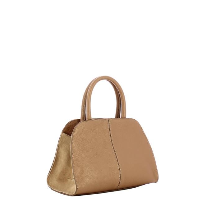 Iuntoo Borsa a mano Cluana piccola Salted Caramel/Cipria - 2