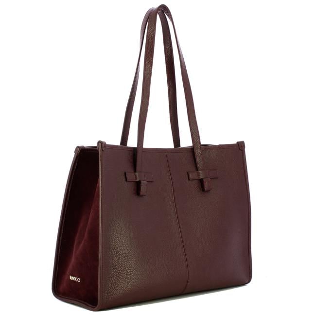 Iuntoo Borsa a spalla Cluana Burgundy - 2