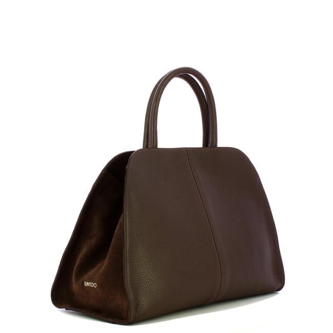 Iuntoo Borsa a mano Cluana grande Cioccolato - 2