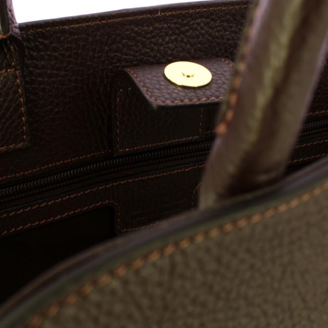 Iuntoo Borsa a mano Cluana grande Cioccolato - 5