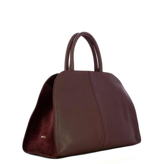 Iuntoo Borsa a mano Cluana grande Burgundy - 2