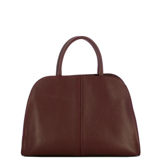 Iuntoo Borsa a mano Cluana grande Burgundy - 3