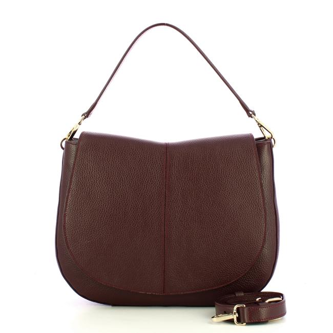 Iuntoo Borsa a mano Dorica grande Burgundy - 4