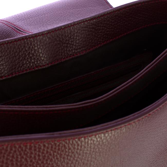 Iuntoo Borsa a mano Dorica grande Burgundy - 5