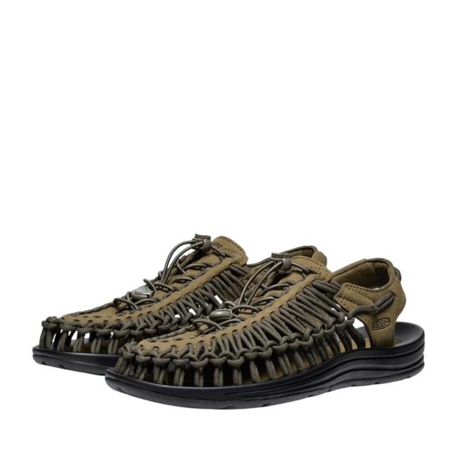 KEEN Sandalo Sneaker Uneek Uomo Dark Olive Black - 6