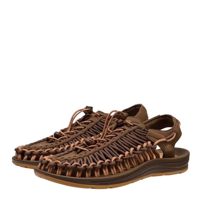KEEN Sandalo Sneaker Uneek Uomo Dark Earth Chipmunk - 2