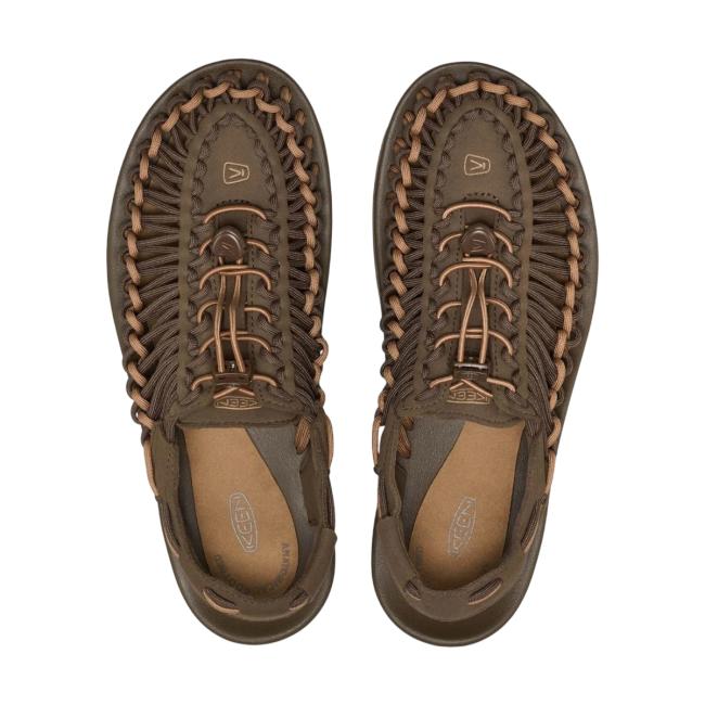 KEEN Sandalo Sneaker Uneek Uomo Dark Earth Chipmunk - 7