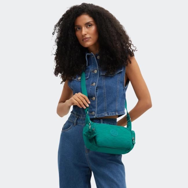 Kipling Borsa a tracolla Gabbette S Outspoken Green - 7