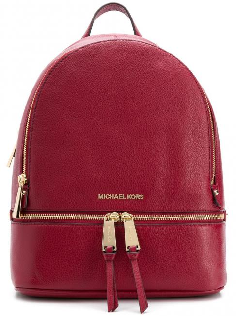 Rhea Zip Medium Backpack in leather Michael Michael Kors