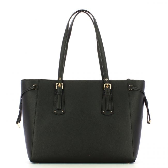Michael Kors Borsa a spalla Voyager Medium Gold Black - 3