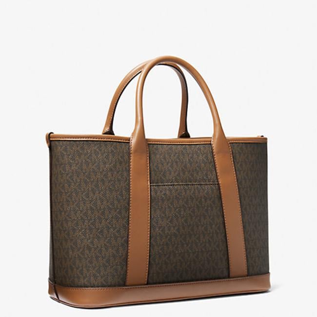 Michael Kors Borsa a mano Luisa media con logo Brn/Luggage - 3