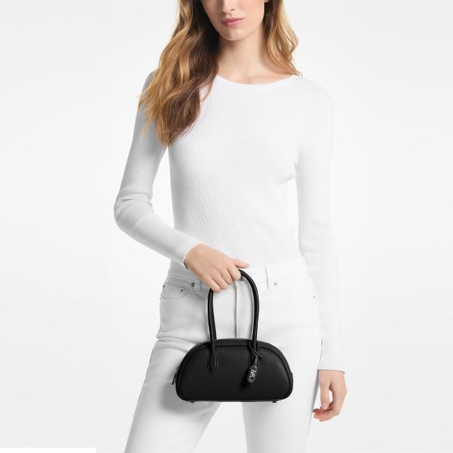Michael Kors Borsa a mano Lulu Small Black - 3