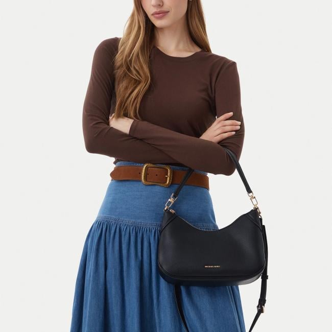 Michael Kors Jet Set borsa a mano convertibile Black - 32S6GJ6W8L 001 - 2