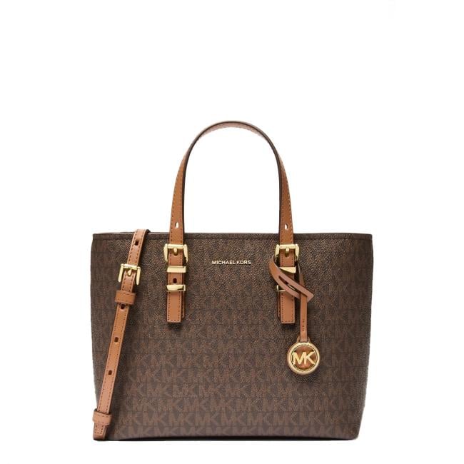 Michael Kors Piccola borsa a mano Quinn convertibile con stampa All Over - 1