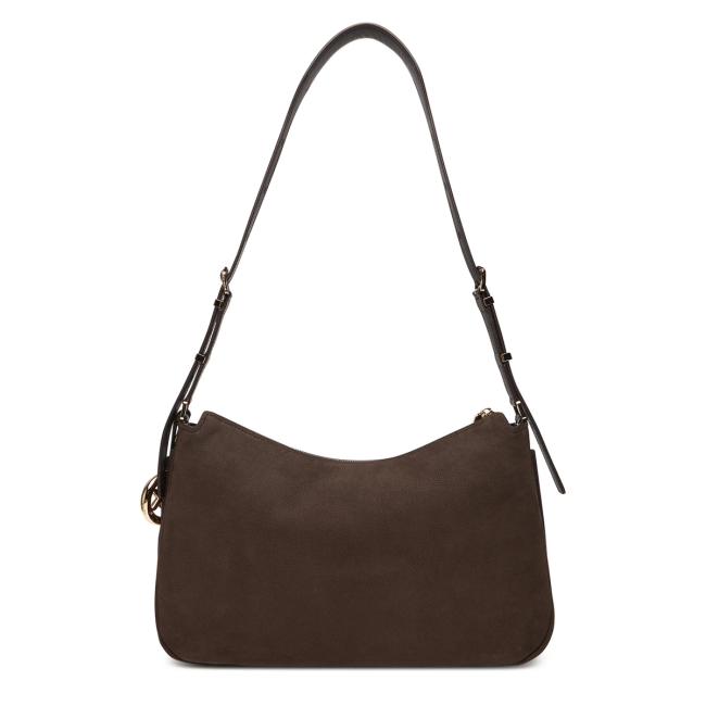 Michael Kors Nolita borsa a spalla medium Chocolate - 30F5GY5M2L 251 - 4
