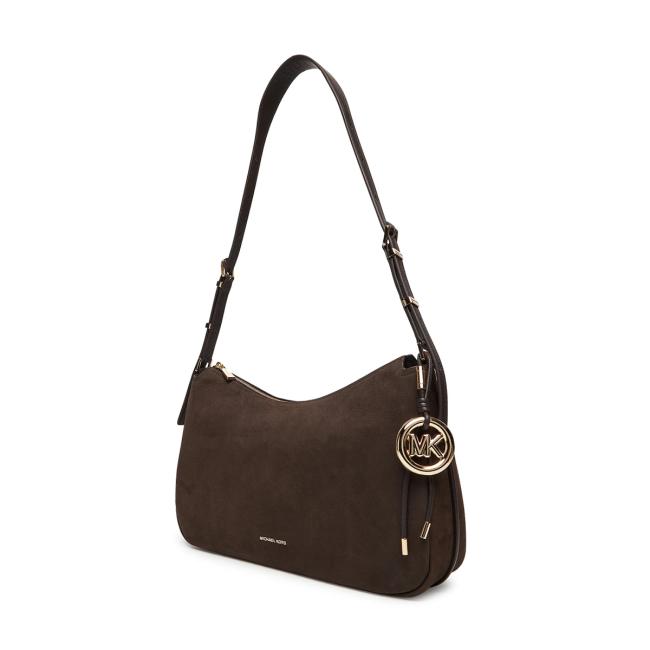 Michael Kors Nolita borsa a spalla medium Chocolate - 30F5GY5M2L 251 - 5