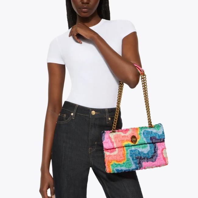 Kurt Geiger Borsa a tracolla Ruched Fabric Kensigton Multi Other - 2