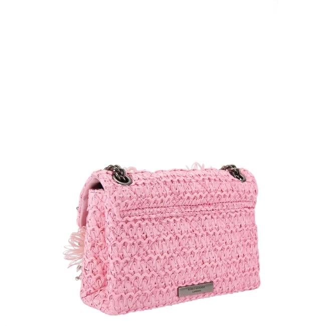 Kurt Geiger Mini bag Kensigton raffia Pink - 5