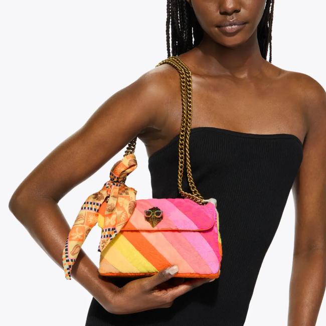 Kurt Geiger Mini Kensington Soft Bag in spugna Multi Other - 2