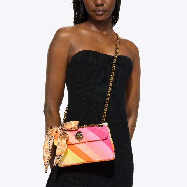 Kurt Geiger Mini Kensington Soft Bag in spugna Multi Other - 3