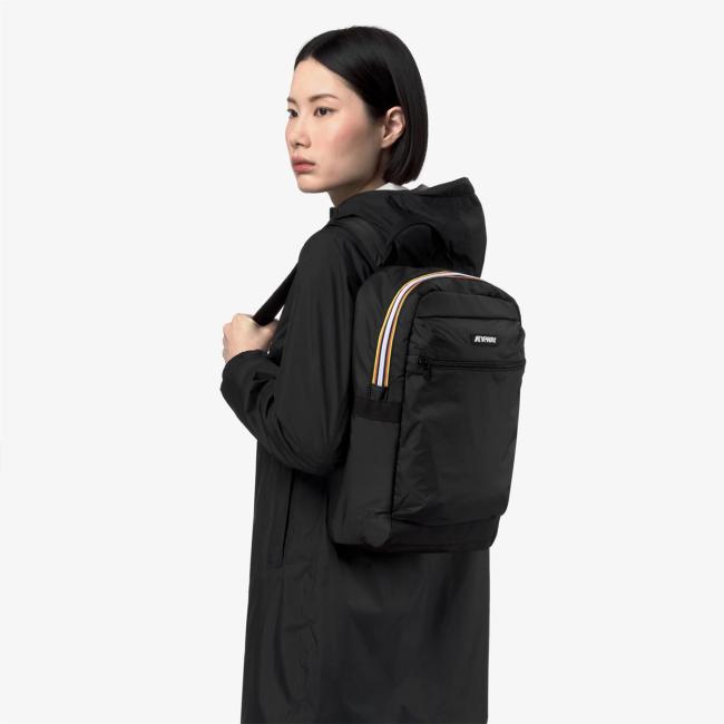 KWAY Zaino Mid Laon Black Pure - 2