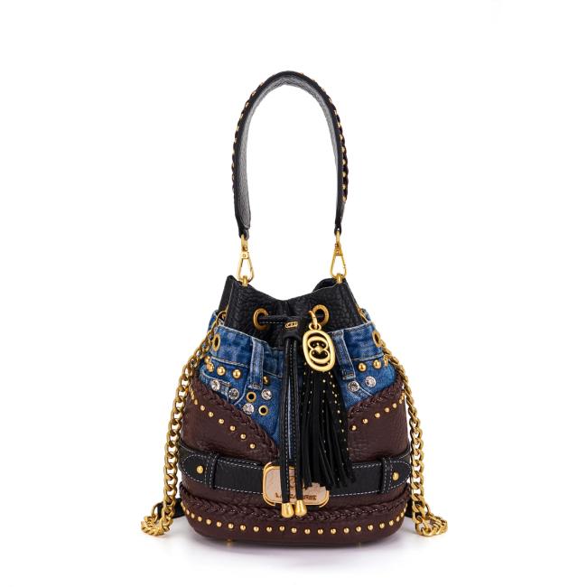 La Carrie Bagghy Bucket Dark Brown - 1