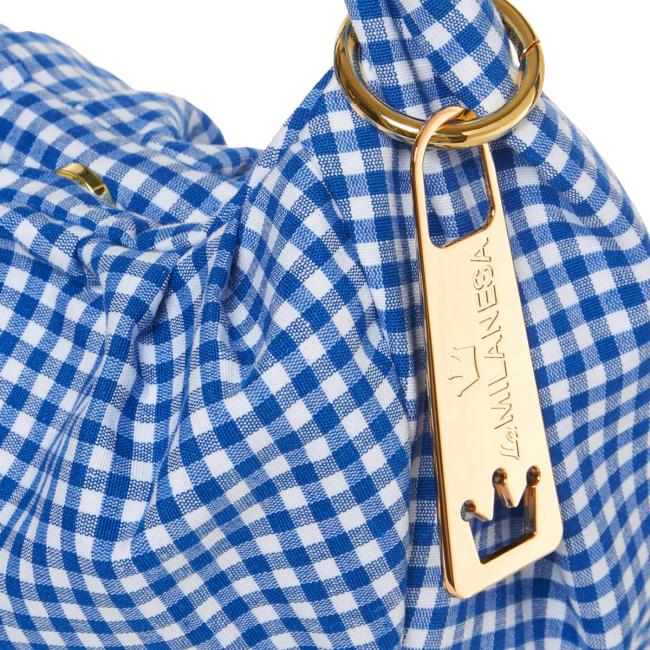 La Milanesa Borsa a mano Aralia Small Vichy Blu - 2