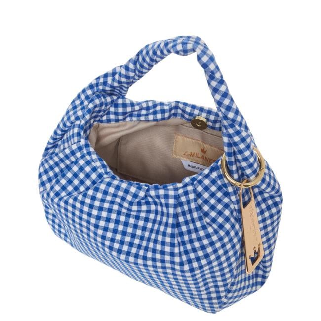 La Milanesa Borsa a mano Aralia Small Vichy Blu - 3