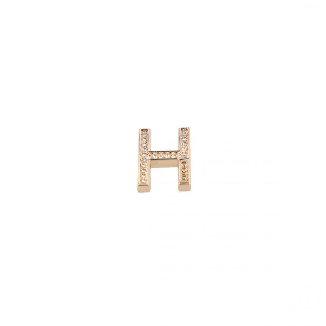 Liu Jo Letterina in Metallo con strass H - 1