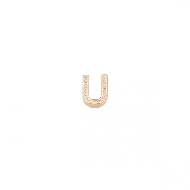 Liu Jo Letterina in Metallo con strass U - 1