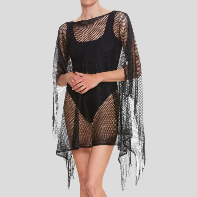 Liu Jo Poncho rete Black - 2