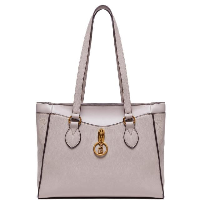 Liu Jo Shopper Ecosostenibile con charm Taupe - 1