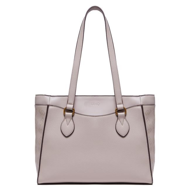 Liu Jo Shopper Ecosostenibile con charm Taupe - 3