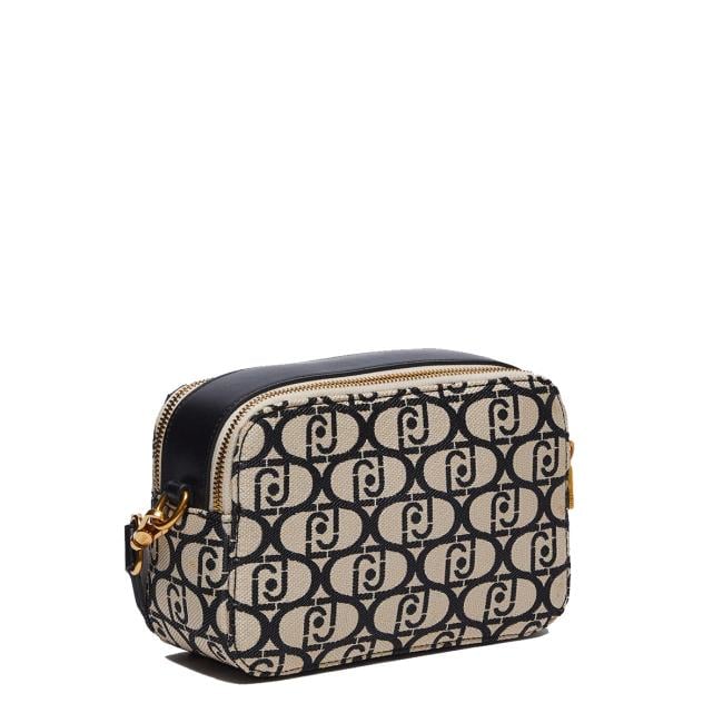 Liu Jo Camera Case M Jacquard Nero - 4