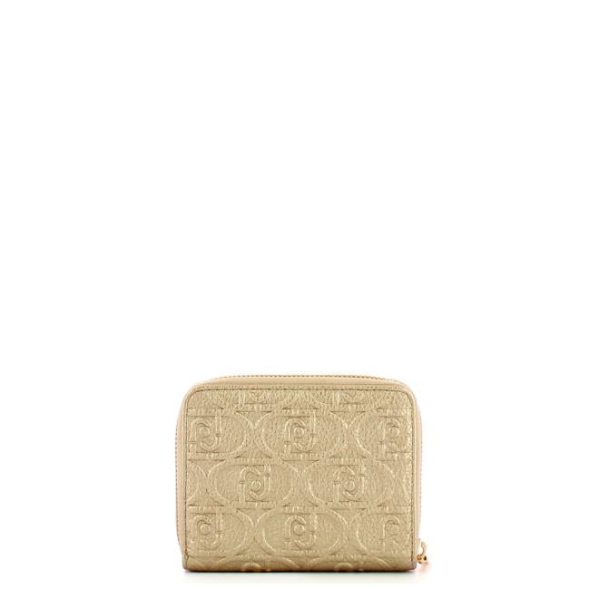 Liu Jo Portafoglio Piccolo logato Zip Around Gold - 2