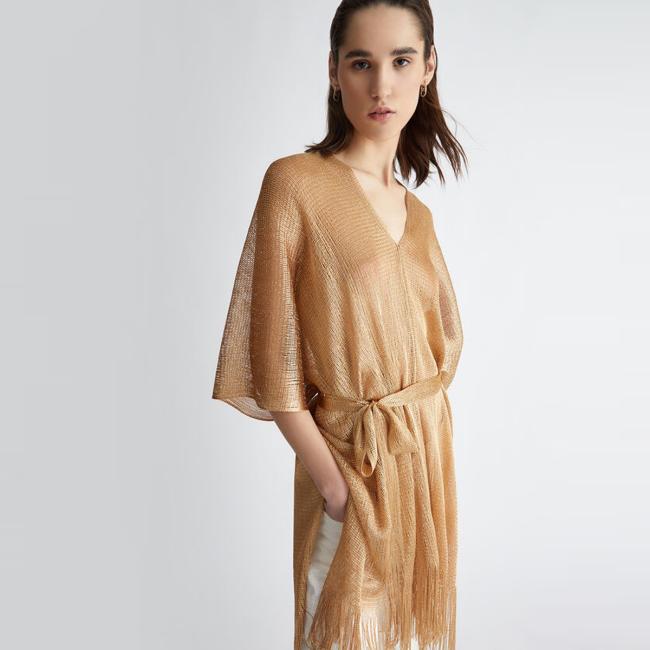 Liu Jo Gilet in Rete con Cintura Gold - 1
